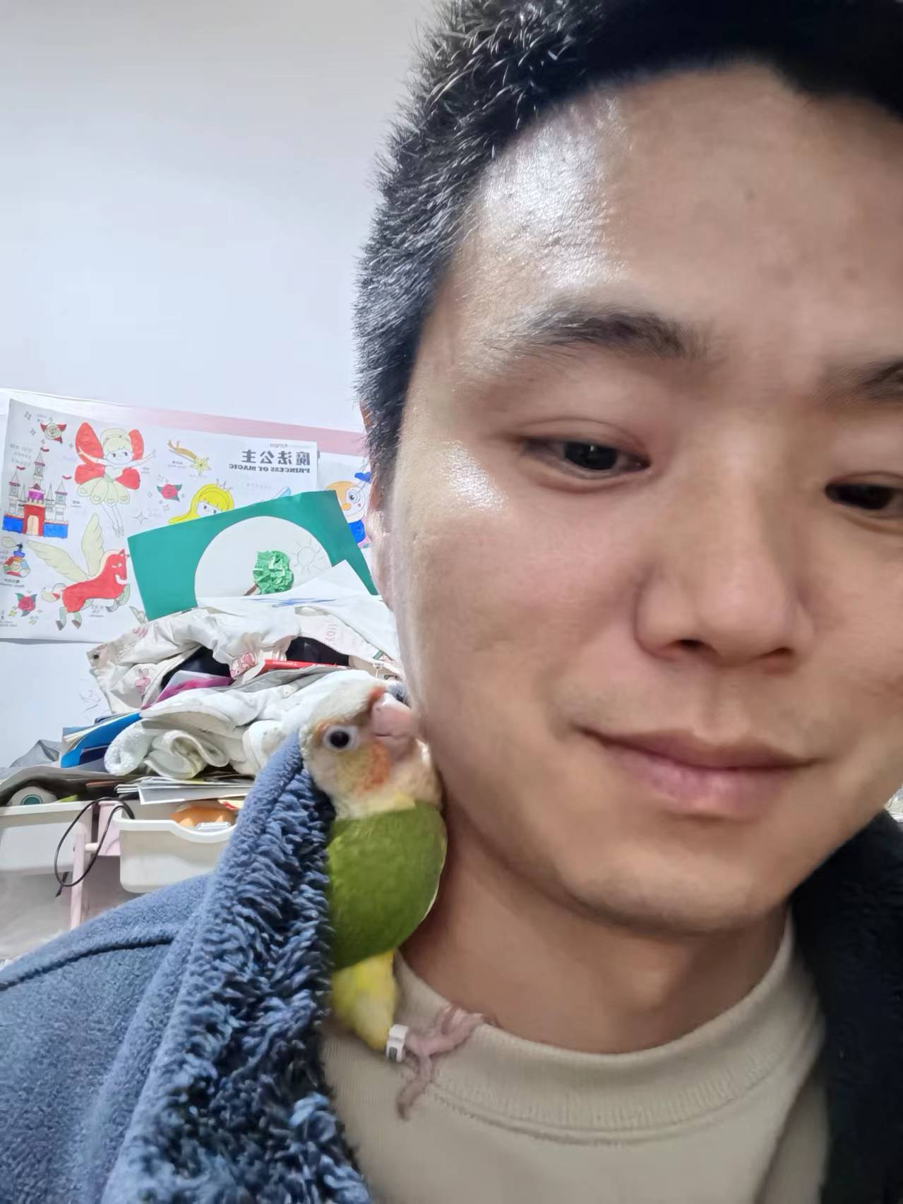 有点冷，这暖和